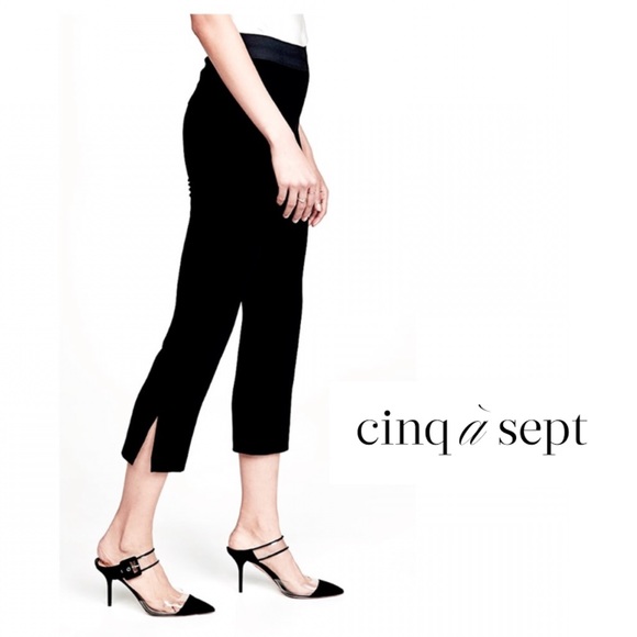 cinq a sept Pants - NWT Cinq a Sept Atticus, High Waist Cropped Pants,